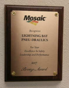 Mosaic Excellence in Safety Leadership and Performance Silver Award